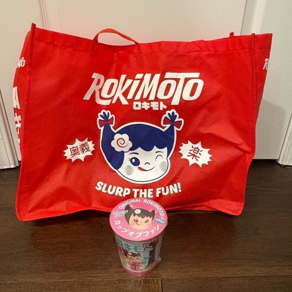 NWT LA Anime 2025 Rokimoto bag and collectible figurine